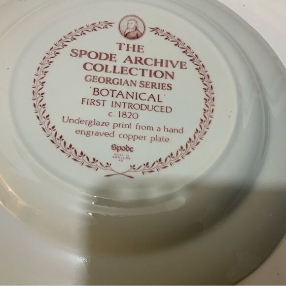 The Spode Archive Collection Georgian Series Floral Ceramic Dinner Plate G1 - Picture 4 of 5